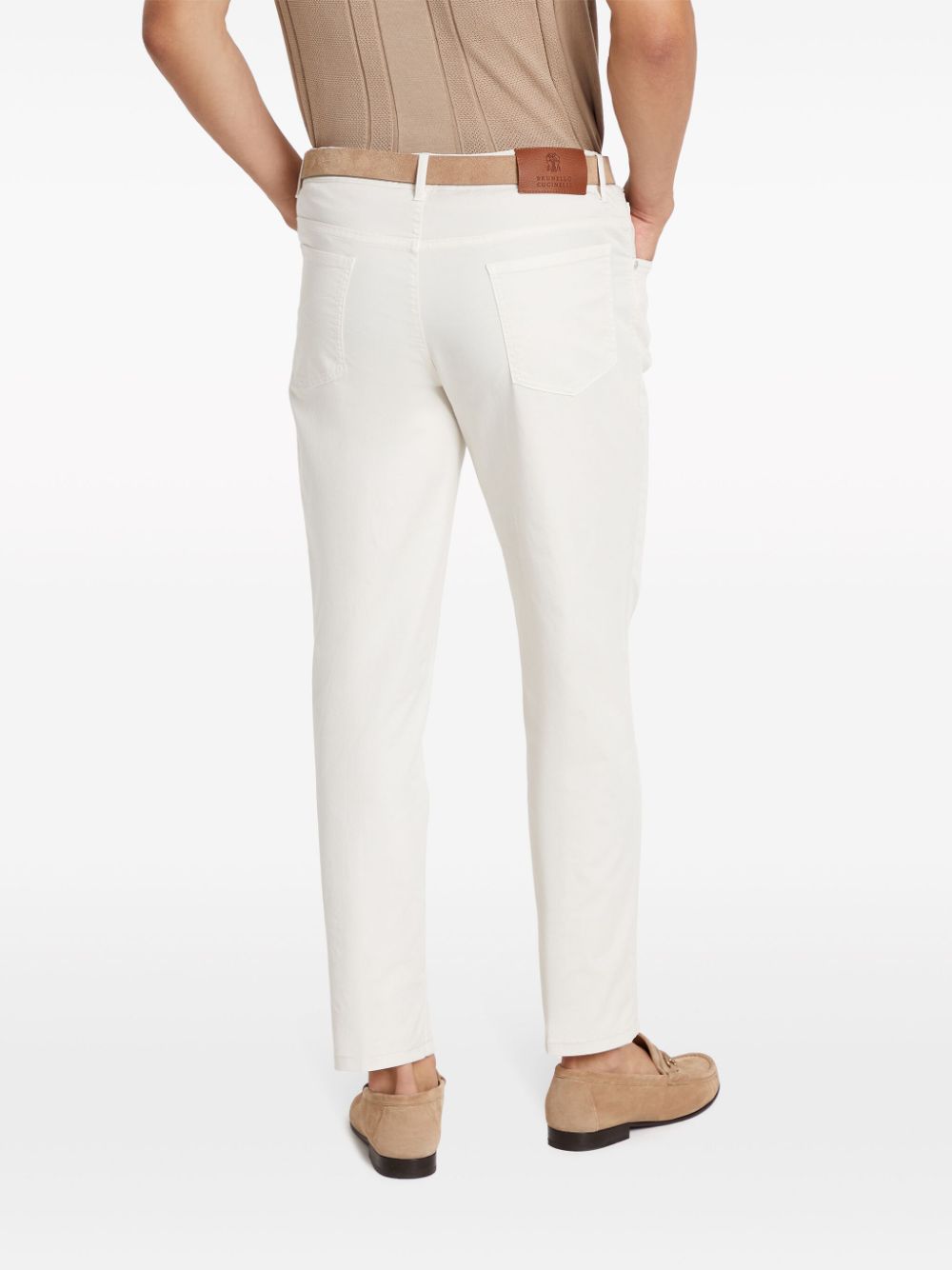 Brunello Cucinelli Trousers White Trousers Brunello Cucinelli