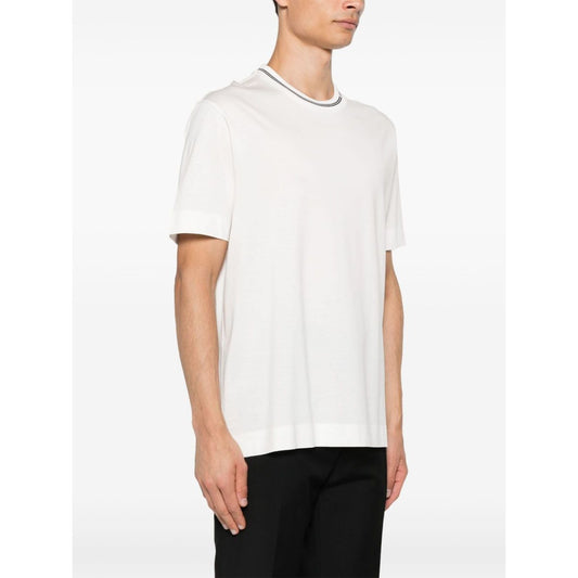 Emporio Armani T-shirts and Polos White Topwear Emporio Armani