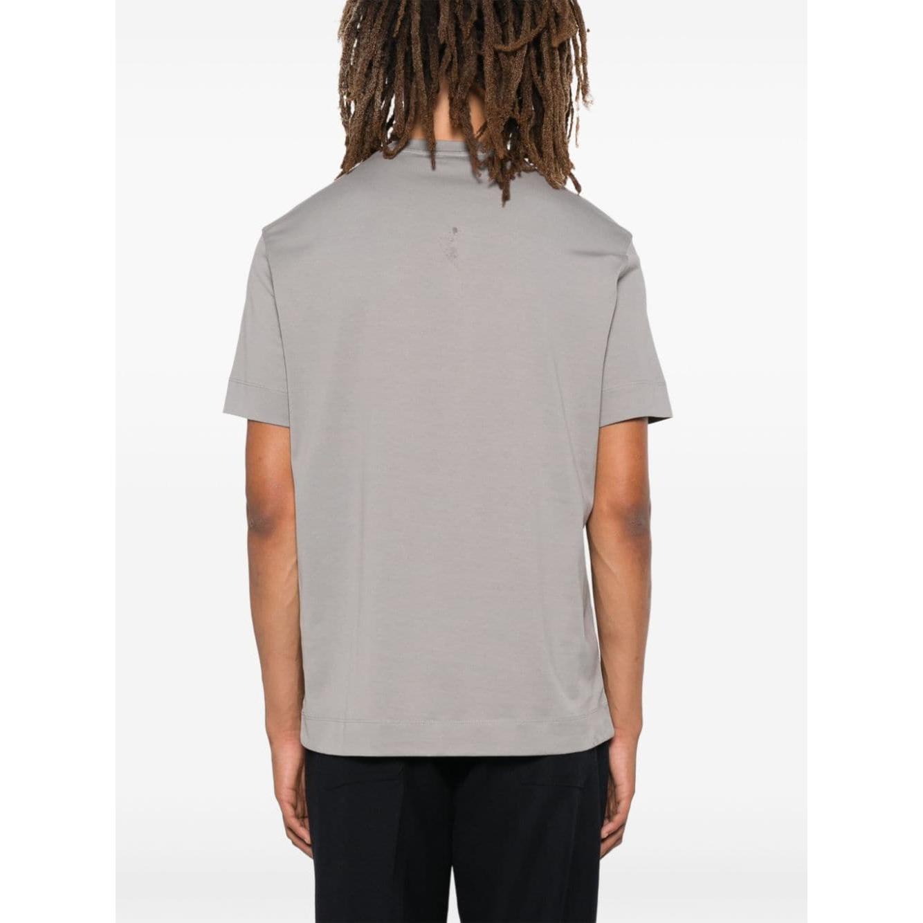 Emporio Armani T-shirts and Polos Grey Topwear Emporio Armani