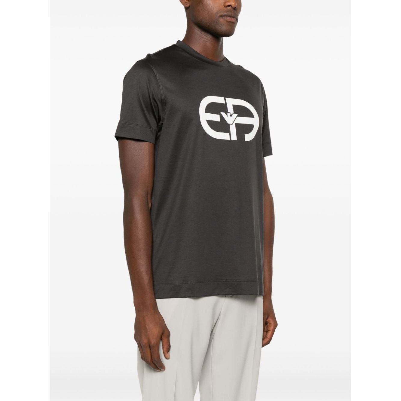 Emporio Armani T-shirts and Polos Grey Topwear Emporio Armani