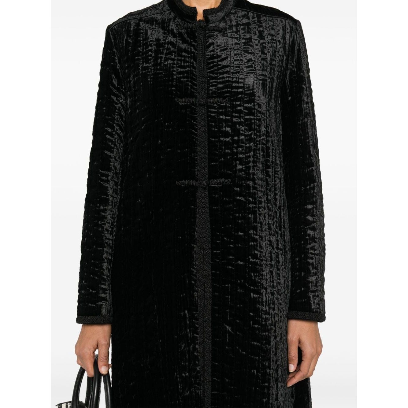 Forte Forte black velvet textured Coats Jackets Forte Forte