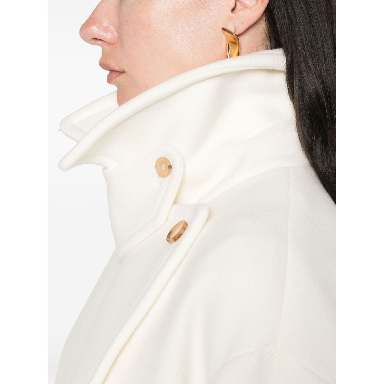 Chloè virgin wool blend Coats White Jackets Chloè