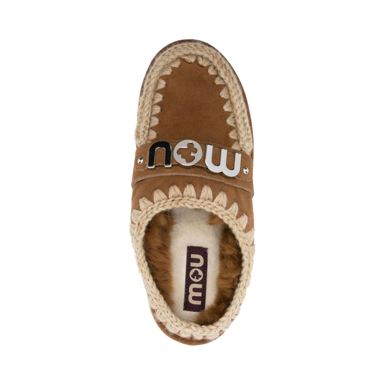 Mou Sandals Leather Brown Sandals Mou