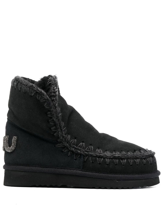 Mou Boots calf leather Black Boots Mou