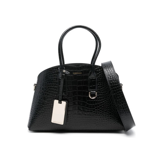 EMPORIO ARMANI CAPSULE Bags.. Black Shopper Emporio Armani