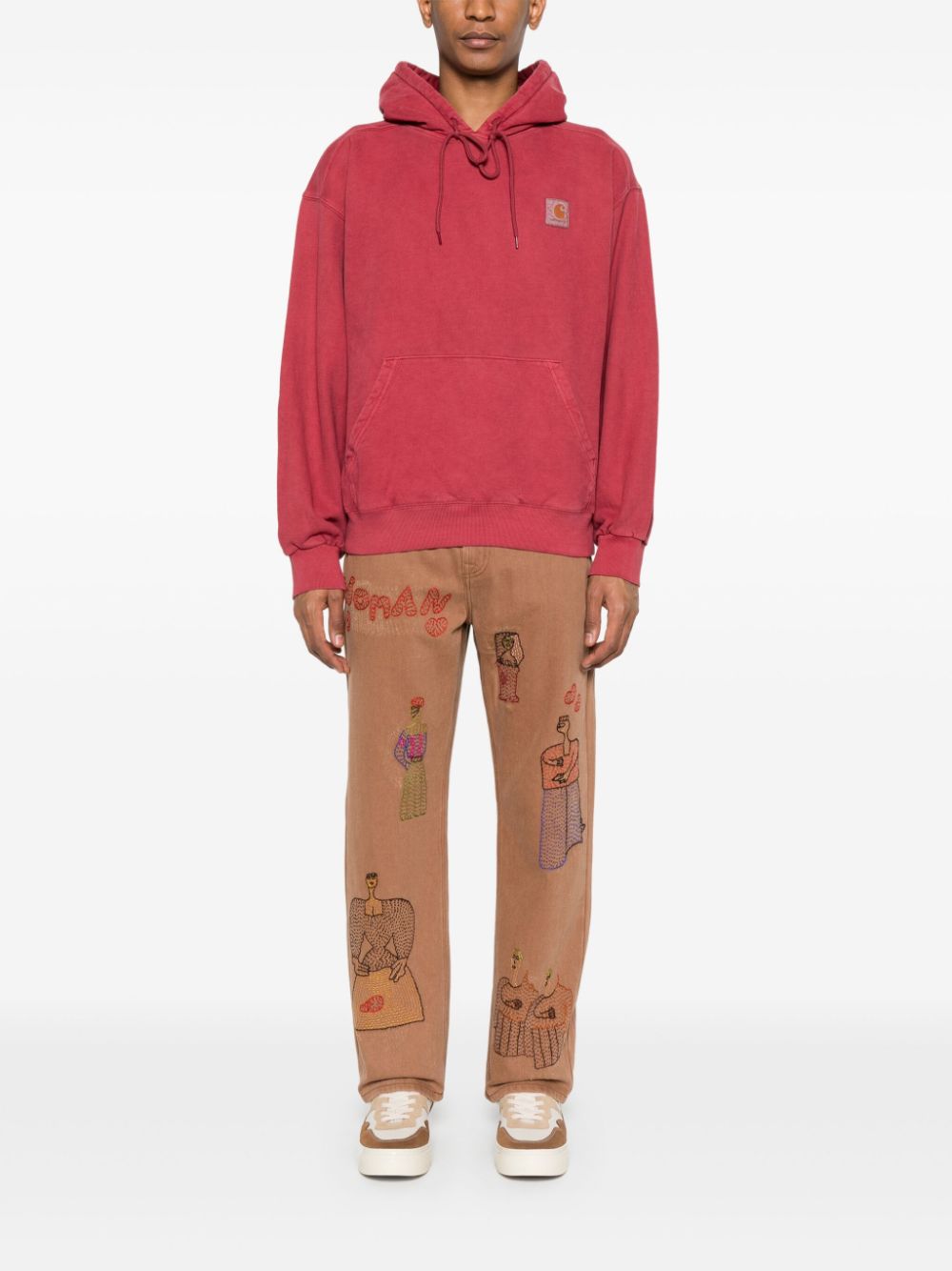 Carhartt Wip Main CARHARTT WIP MAIN Sweaters Red Topwear Carhartt Wip Main