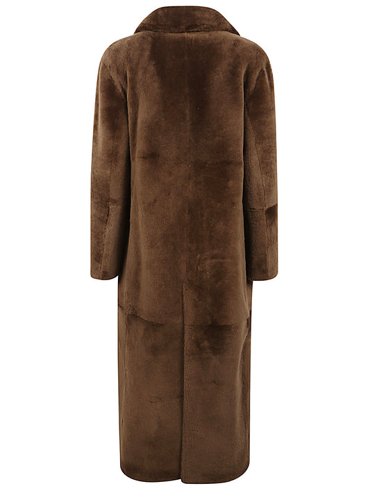 FURLING BY GIANI Coats Brown Jackets Furling By Giani