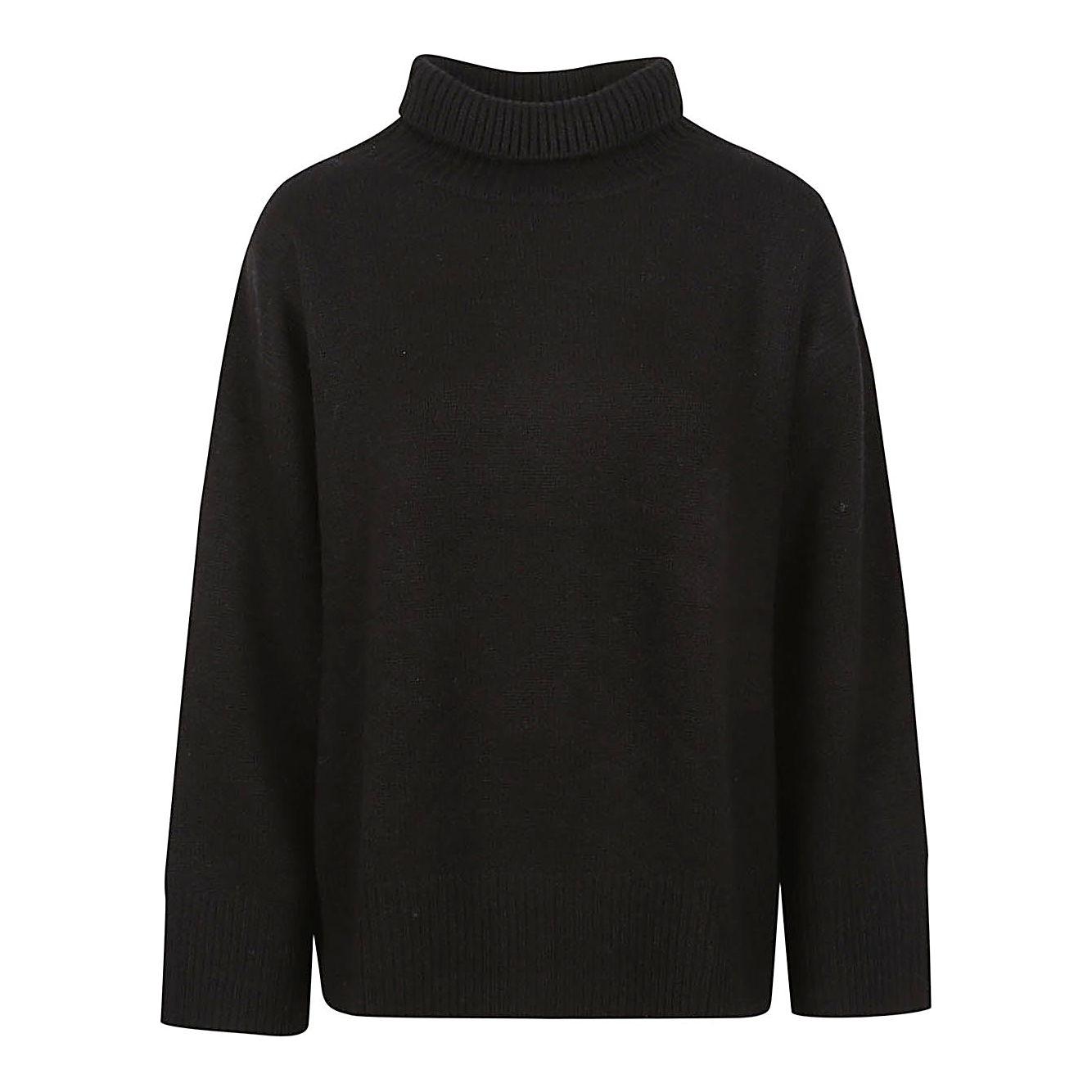 SOFT GOAT Sweaters Black Topwear SOFT GOAT