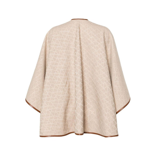 Valentino  virgin wool patterned Jackets Beige Jackets Valentino