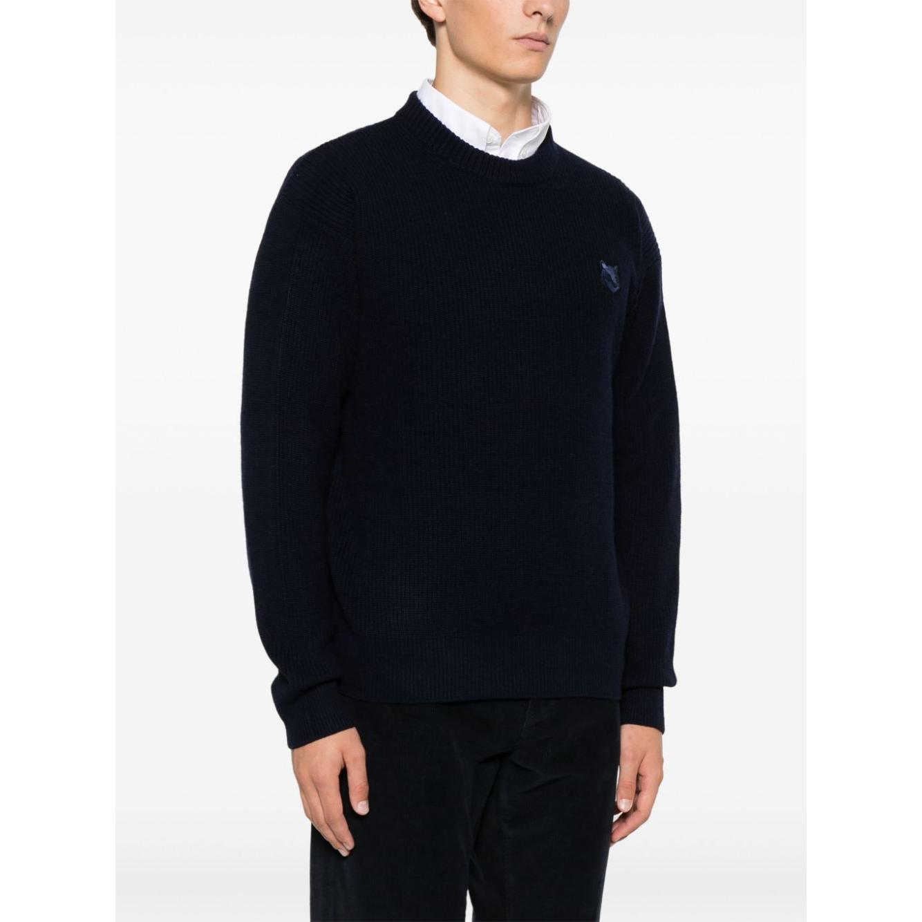 MAISON KITSUNE' Sweaters Blue Topwear Maison Kitsune'