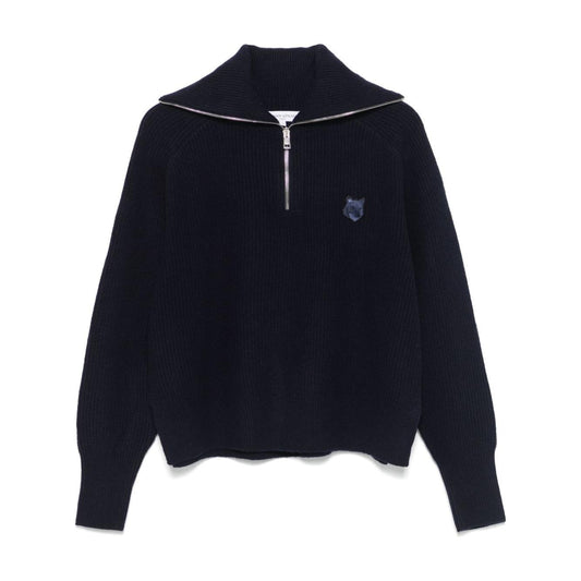 MAISON KITSUNE' Sweaters Blue Topwear Maison Kitsune'