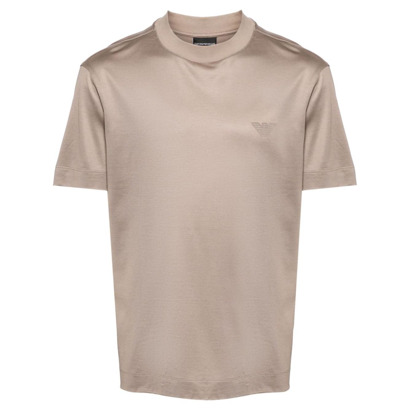 Emporio Armani T-shirts and Polos Dove Grey Topwear Emporio Armani