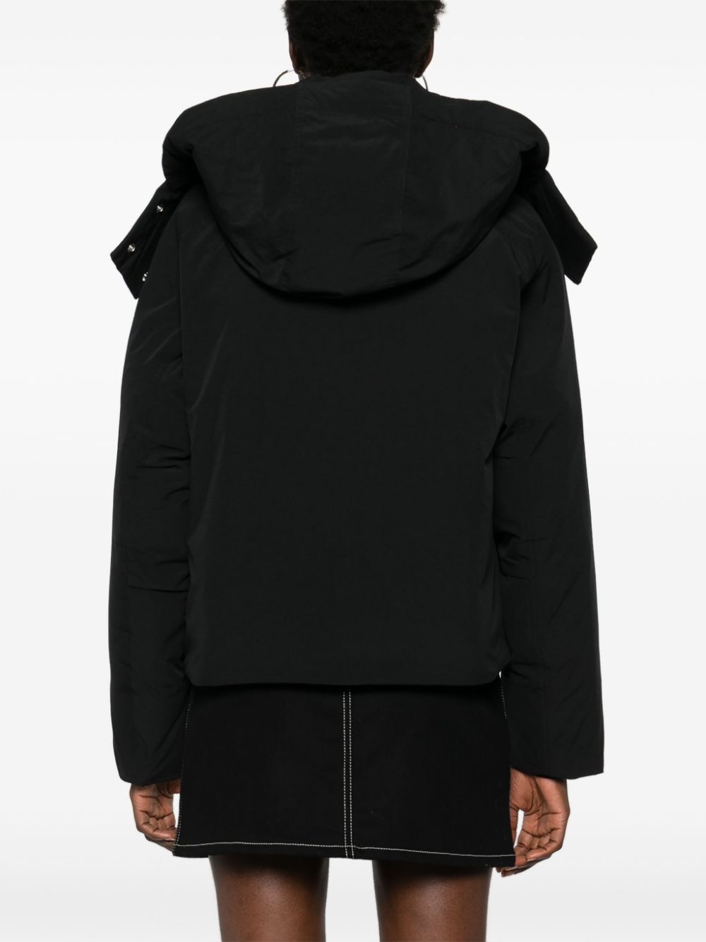 MAISON KITSUNE' Coats Black Jackets Maison Kitsune'