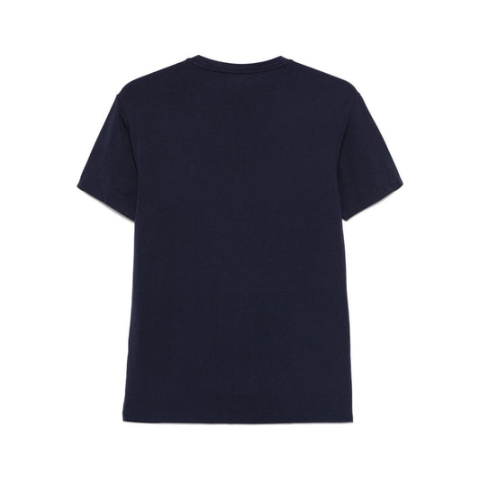 Emporio Armani T-shirts and Polos Blue Topwear Emporio Armani