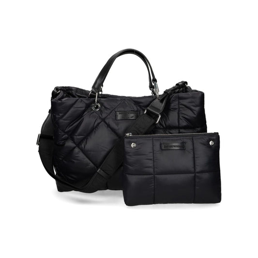 Emporio Armani black quilted Nylon Bag Shopper Emporio Armani