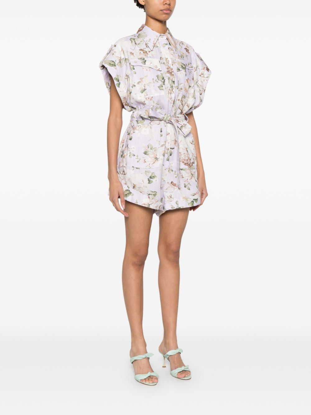 Zimmermann Dresses Lilac Jumpsuits Zimmermann