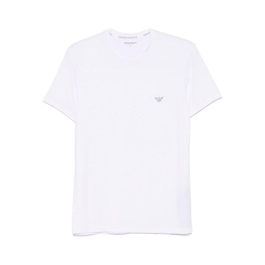 Emporio Armani T-shirts and Polos White Topwear Emporio Armani