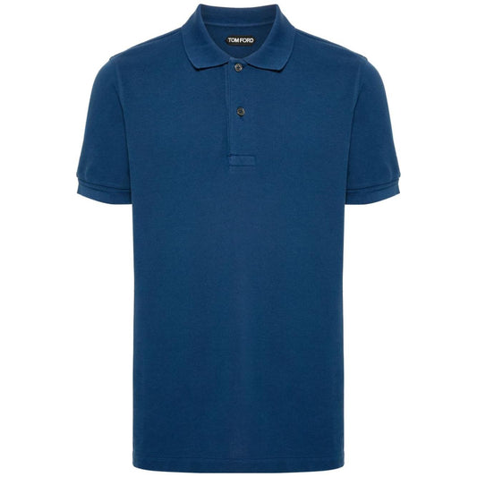 Tom Ford T-shirts and Polos Blue Topwear Tom Ford