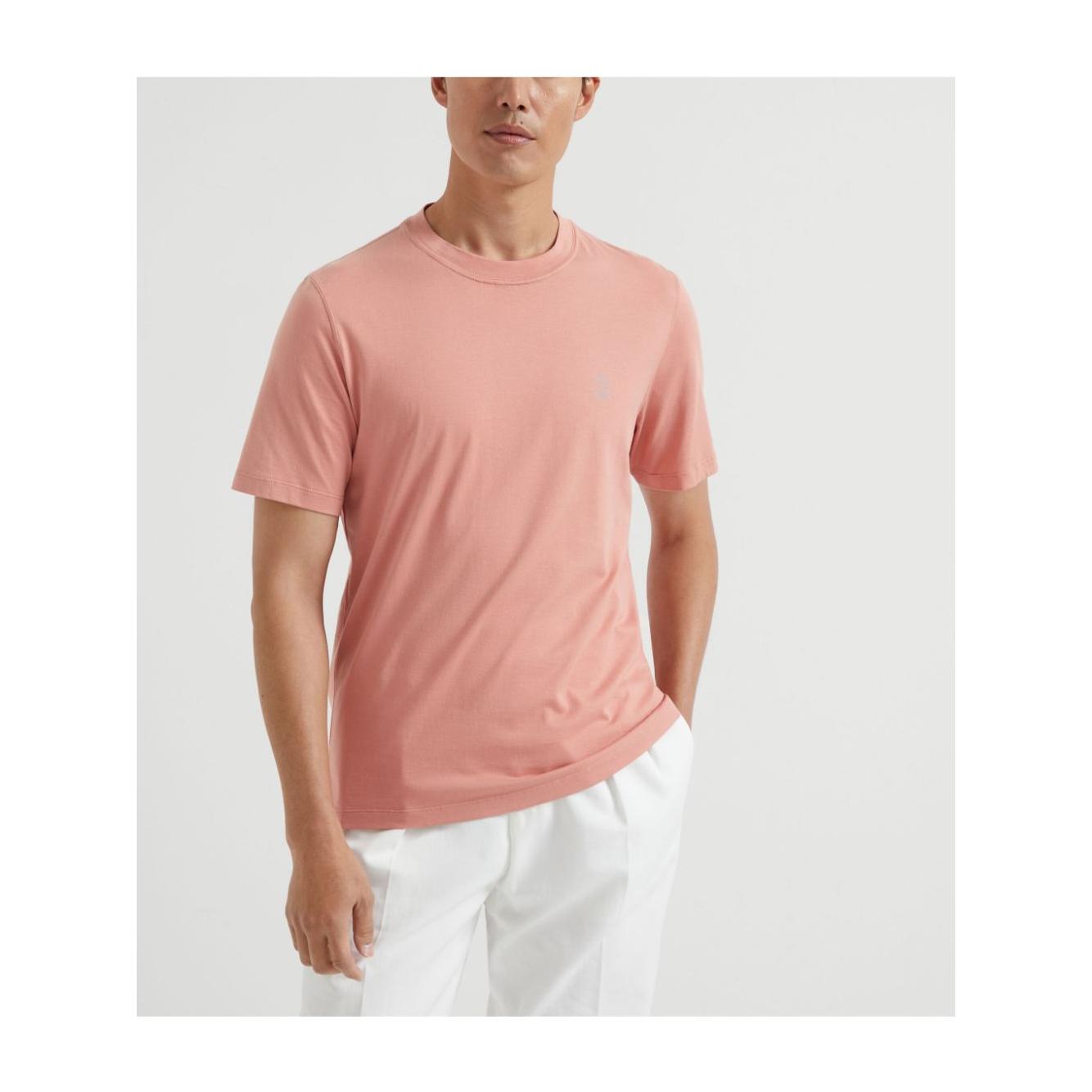 Brunello Cucinelli T-shirts and Polos Red Topwear Brunello Cucinelli