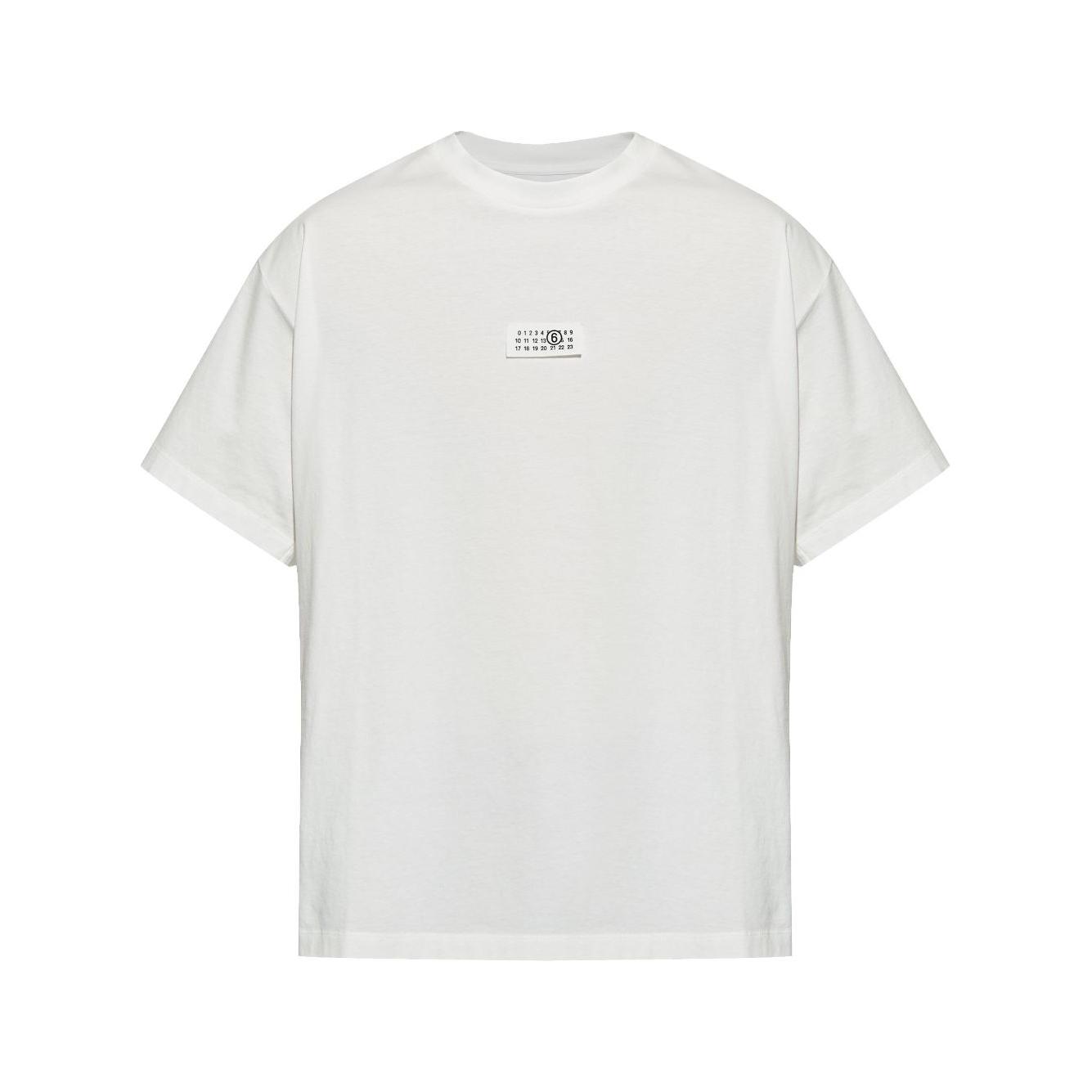 MM6 Maison Margiela T-shirts and Polos White Topwear MM6 Maison Margiela