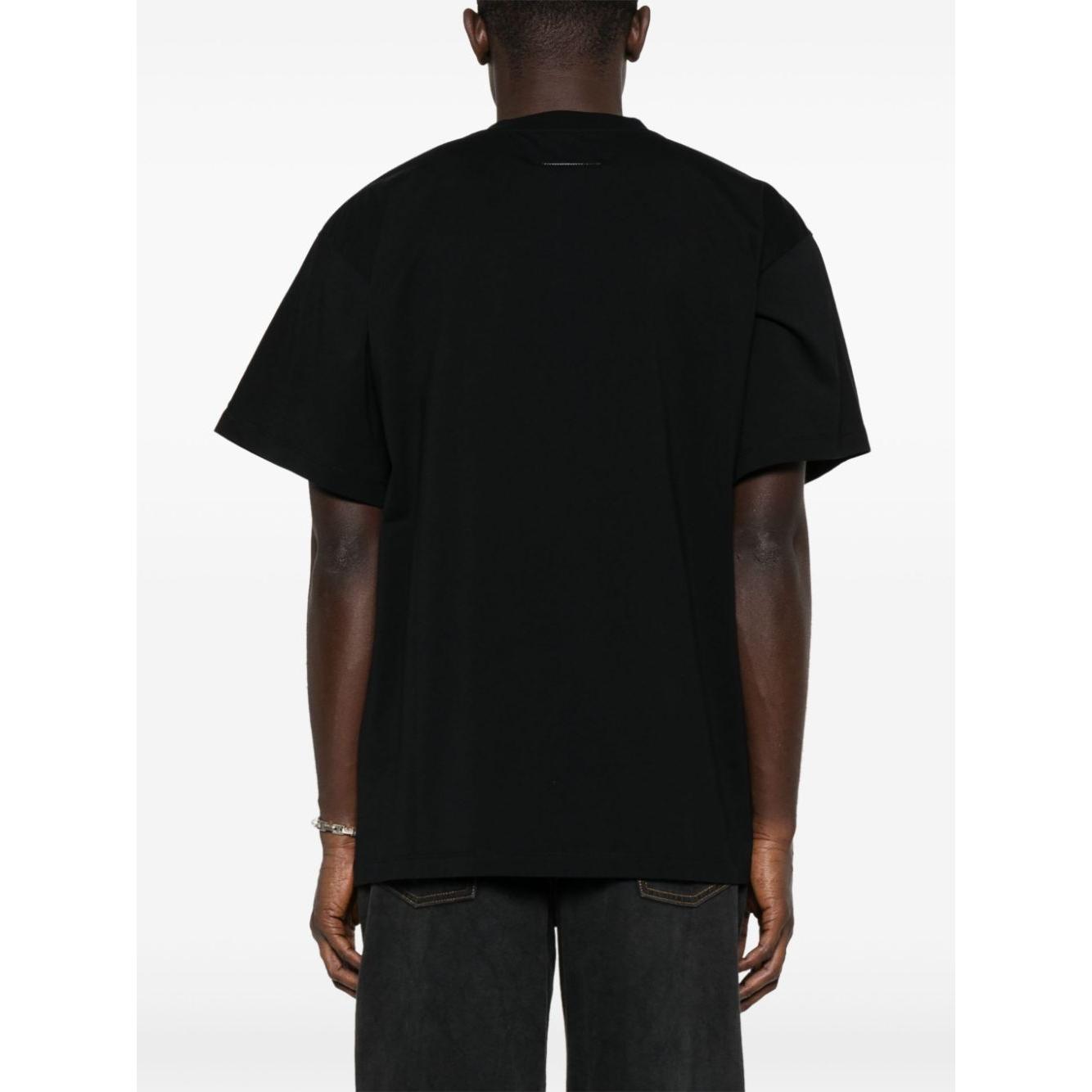 MM6 Maison Margiela T-shirts and Polos Black Topwear MM6 Maison Margiela