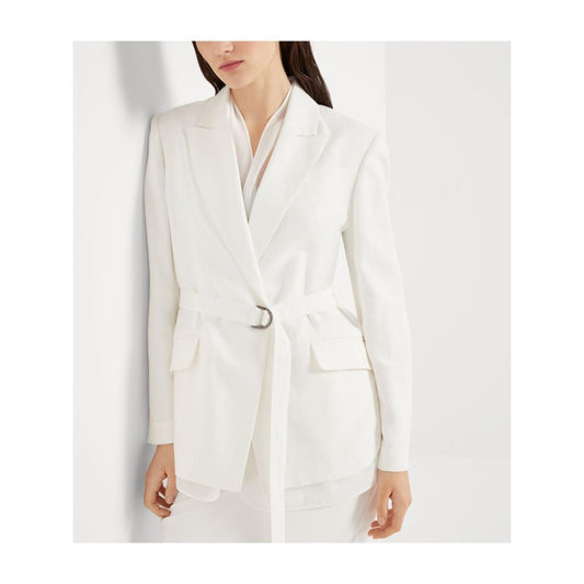 Brunello Cucinelli Jackets White Jackets Brunello Cucinelli