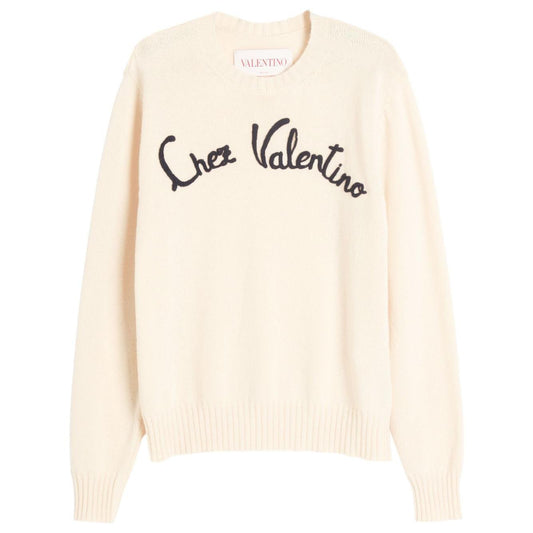 Valentino Sweaters White Topwear Valentino