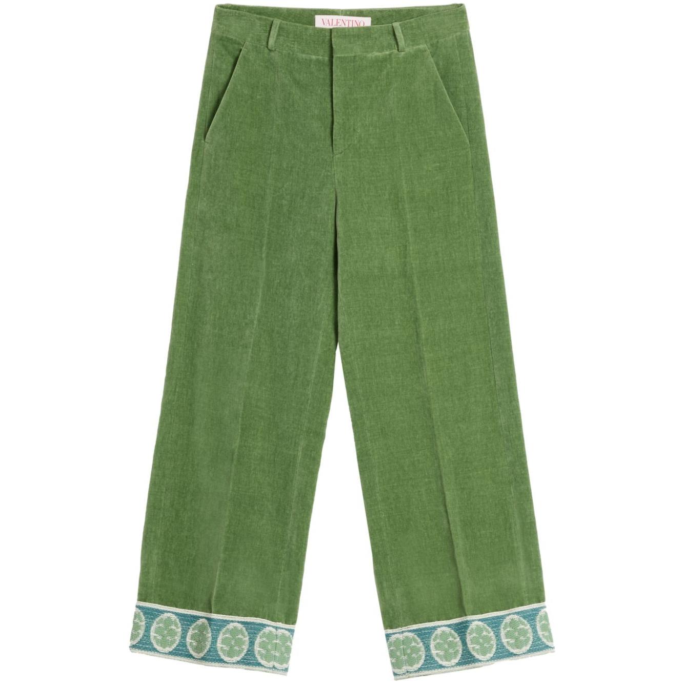 Valentino Trousers Green Trousers Valentino