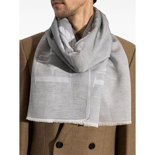 Emporio Armani Scarfs Grey