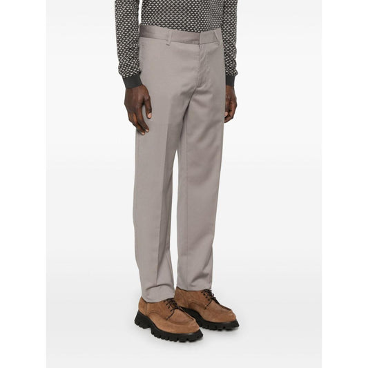 Emporio Armani Trousers Dove Grey Trousers Emporio Armani White Smoke