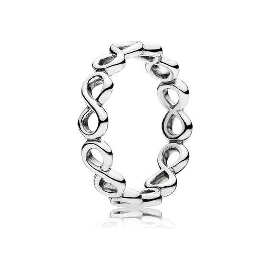 PANDORA JEWELS Mod. SIMPLE INFINITY BAND - RING - Size 50 DESIGNER FASHION JEWELLERY PANDORA