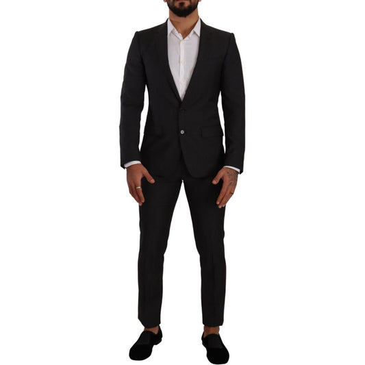 Dolce & Gabbana Black MARTINI Single Breasted 2 Piece Suit Dolce & Gabbana