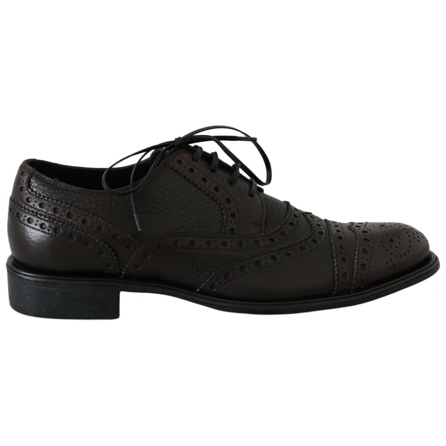 Dolce & Gabbana Brown Leather Wingtip Derby Formal Shoes 1728,67345645728,Brown,Dolce & Gabbana,EU39/US6,Formal - Men - Shoes,Material: 100% Leather,Men,Men - Shoes,New with tags,Oxfords and Derbies - Shoes,Shoes