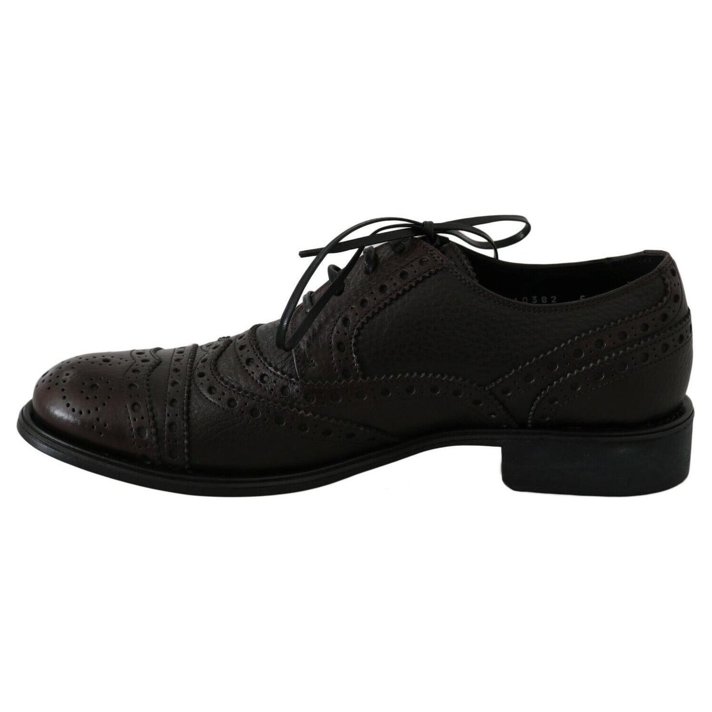 Dolce & Gabbana Brown Leather Wingtip Derby Formal Shoes 1728,67345645728,Brown,Dolce & Gabbana,EU39/US6,Formal - Men - Shoes,Material: 100% Leather,Men,Men - Shoes,New with tags,Oxfords and Derbies - Shoes,Shoes