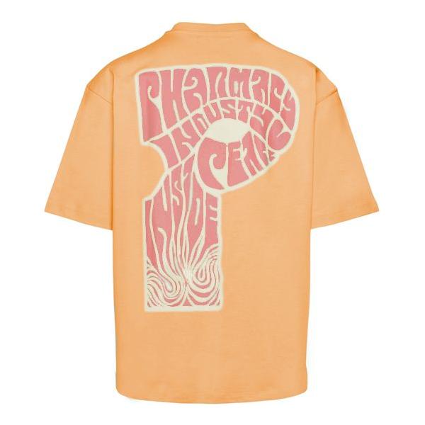 Pharmacy Industry Vibrant Orange Graphic Crewneck Tee Pharmacy Industry