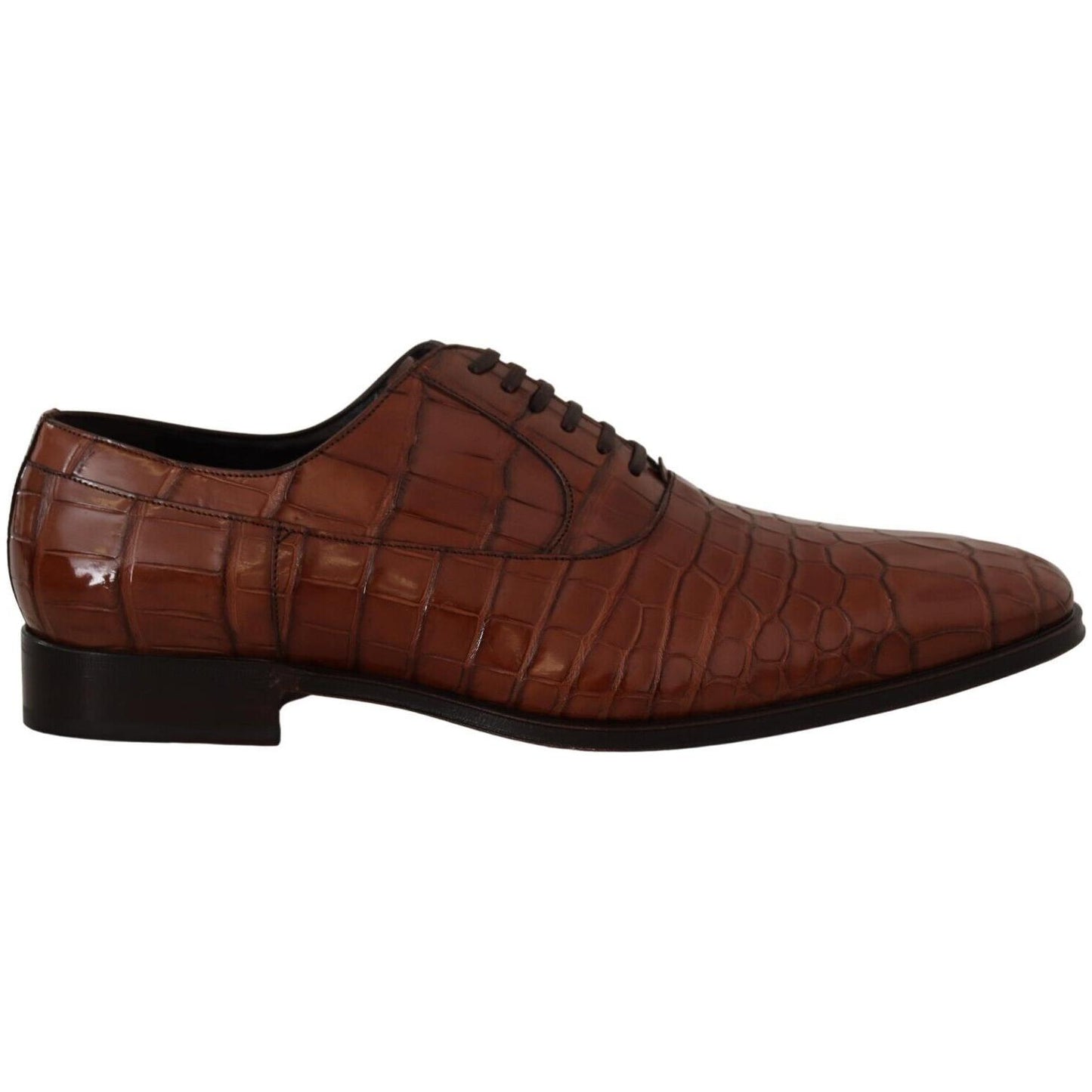 Dolce & Gabbana Elegant Exotic Crocodile Leather Formal Shoes Dolce & Gabbana