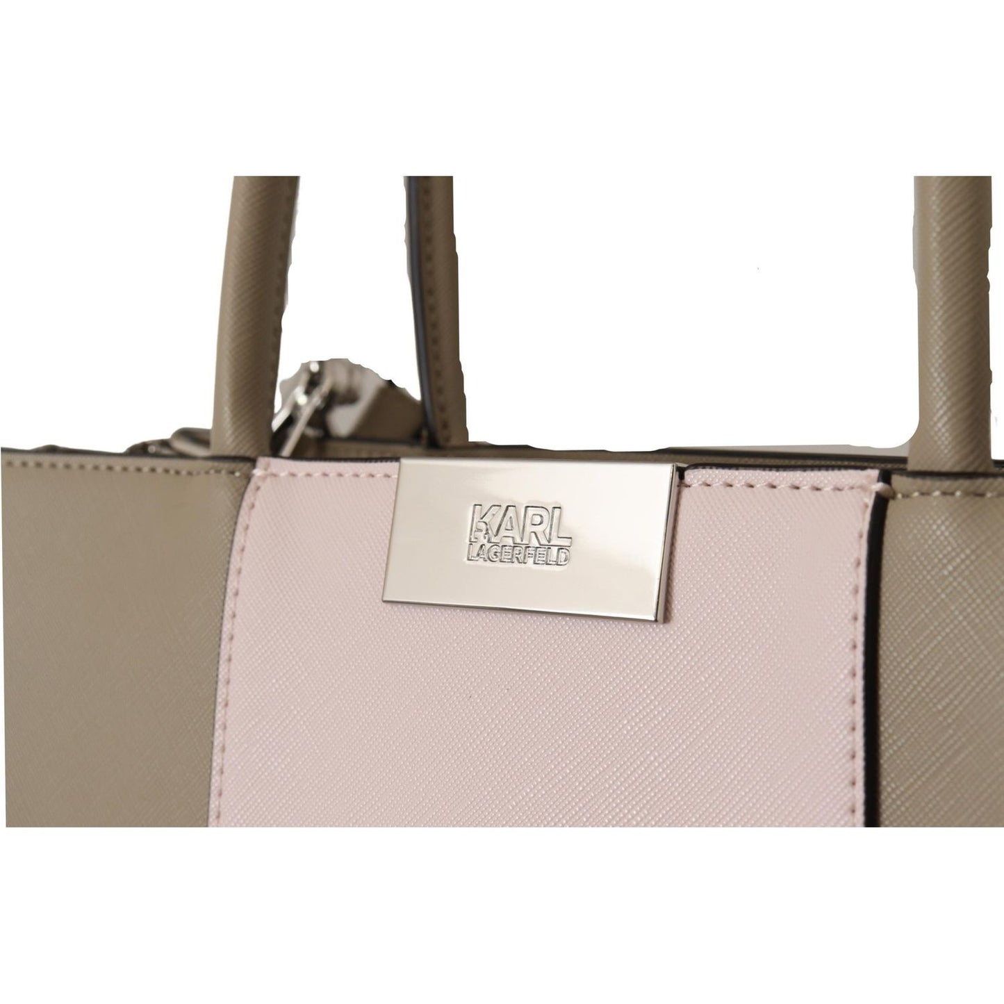 Karl Lagerfeld Elegant Sage Green Tote Shoulder Bag Karl Lagerfeld