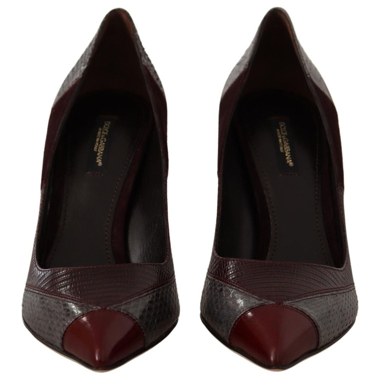 Dolce & Gabbana Multicolor Exotic Leather Heels Pumps Shoes 1728,67345645728,Dolce & Gabbana,EU37.5/US7,High Heel - Pumps - Shoes,Material: 100% Leather exotic skins,Multicolor,New with tags,Pumps - Shoes,Pumps - Women - Shoes,Shoes,Women,Women - Shoes