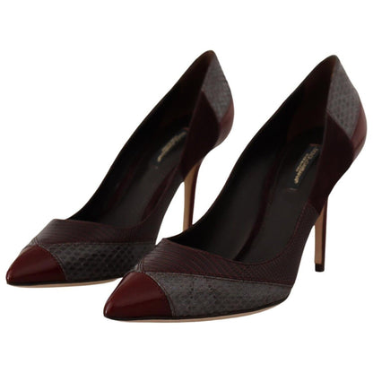 Dolce & Gabbana Multicolor Exotic Leather Heels Pumps Shoes 1728,67345645728,Dolce & Gabbana,EU37.5/US7,High Heel - Pumps - Shoes,Material: 100% Leather exotic skins,Multicolor,New with tags,Pumps - Shoes,Pumps - Women - Shoes,Shoes,Women,Women - Shoes