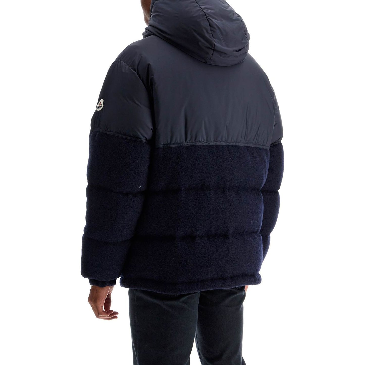 Moncler goose down virgin wool twill jacket Jackets Moncler