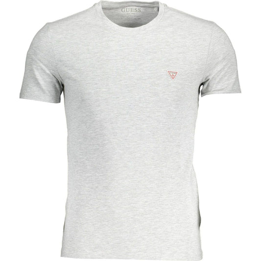 Guess Jeans Gray Cotton Men T-Shirt Guess Jeans