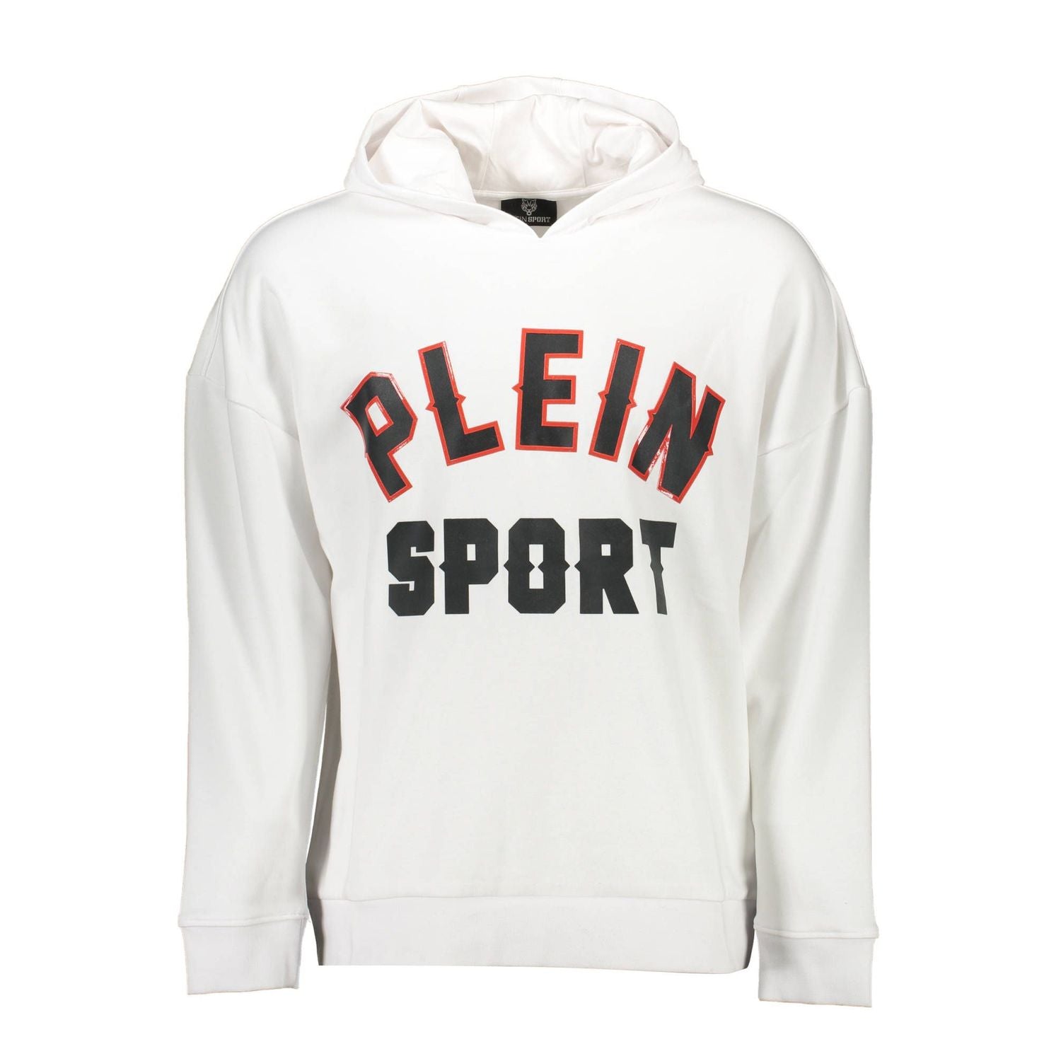 Plein Sport Bianco Cotton Men Sweatshirt