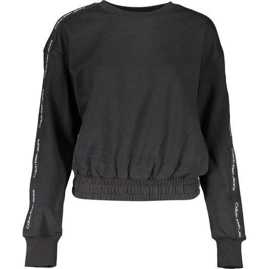 Calvin Klein Black Cotton Women Sweater Calvin Klein