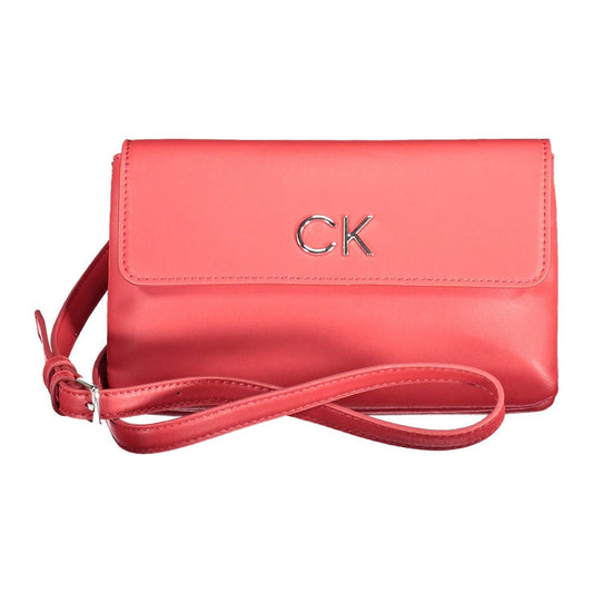 Calvin Klein Red Polyester Women Handbag Calvin Klein