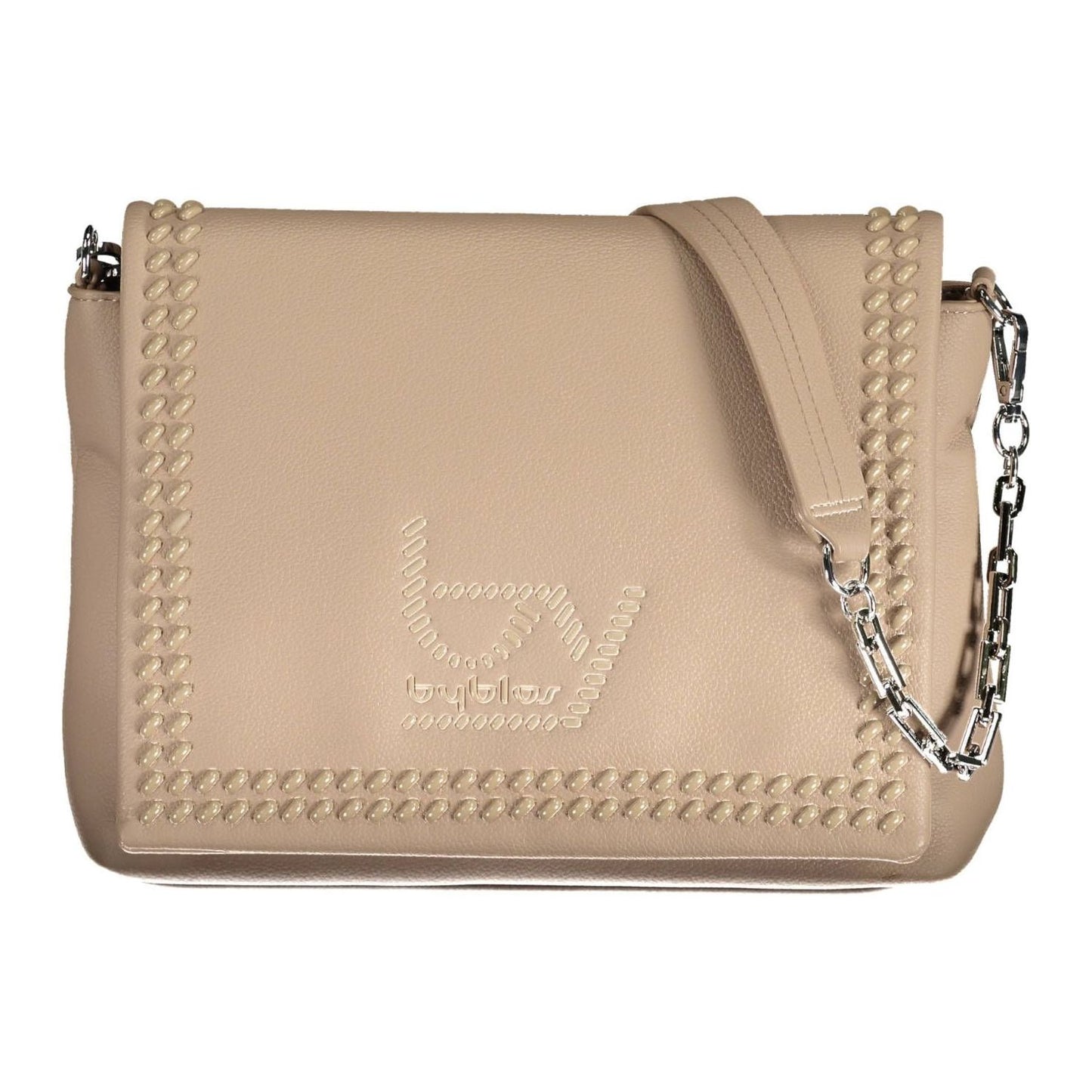 BYBLOS Beige Polyethylene Women Handbag BYBLOS