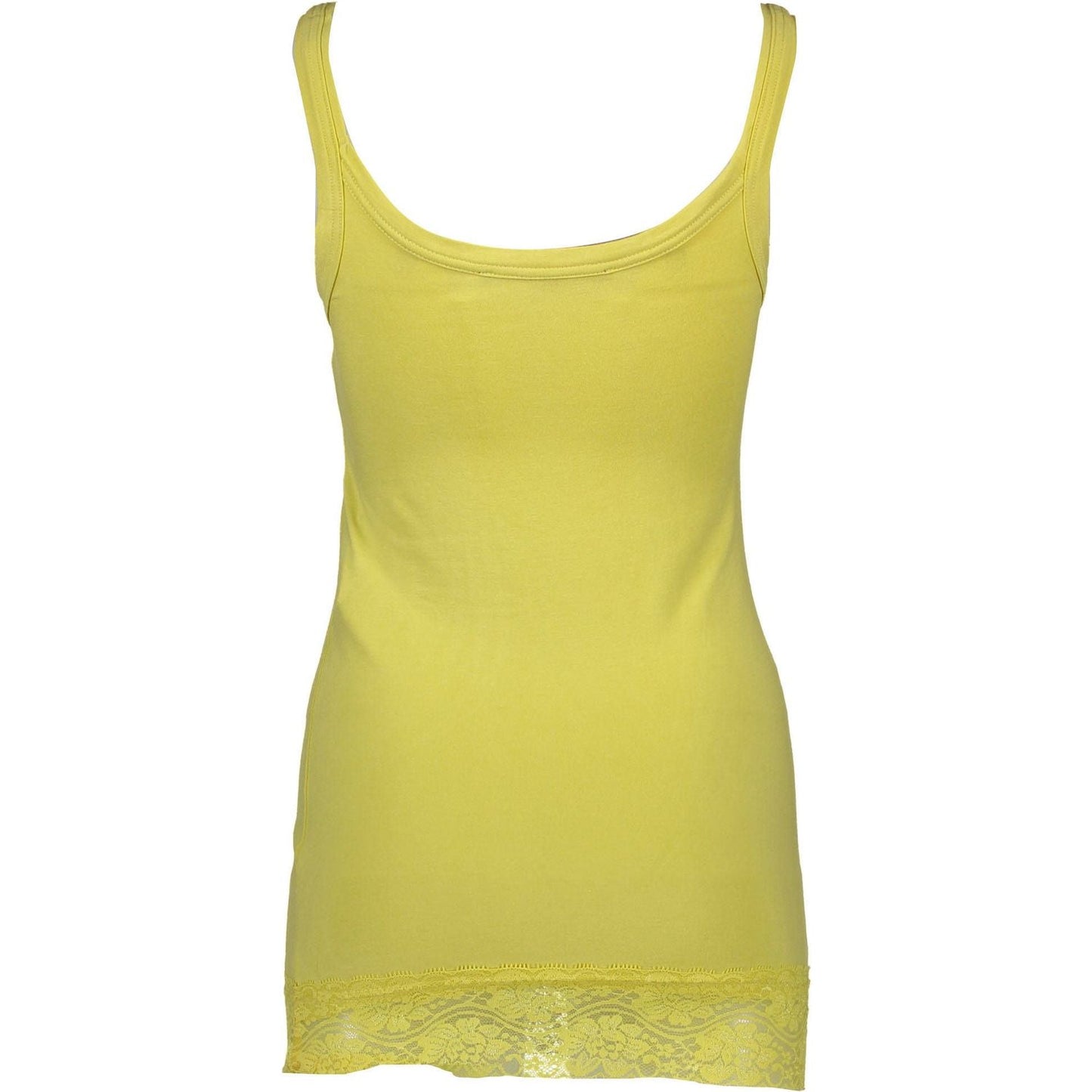 Silvian Heach Yellow Cotton Women Top Silvian Heach