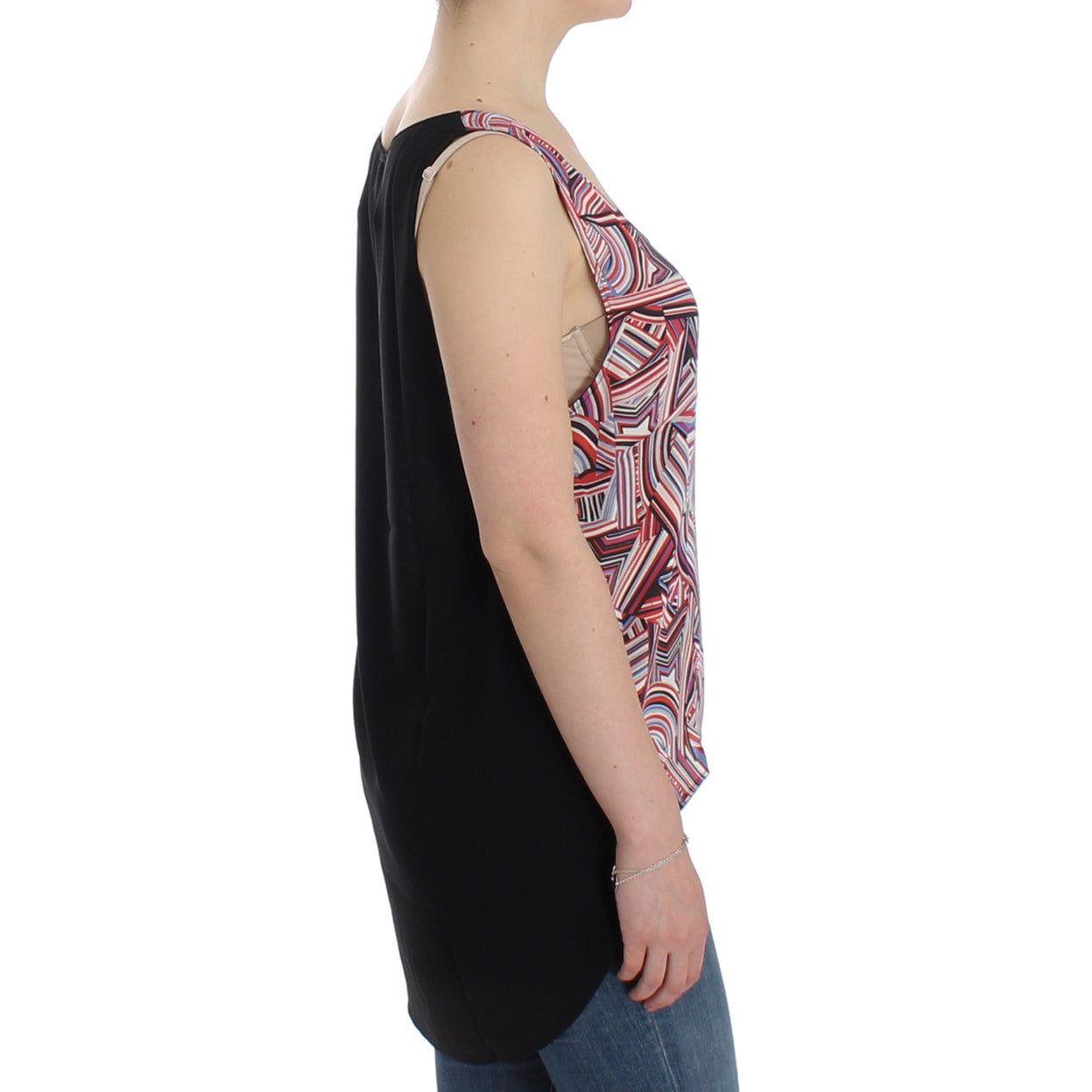 Costume National Multicolor sleeveless top 1728,67345645728,Clothing,Costume National,M,Material: 100% Polyester,Multicolor,New with tags,S,Sleeveless - T-Shirts - Clothing,T-Shirts - Clothing,Tops & T-Shirts - Women - Clothing,Women,Women - Clothing