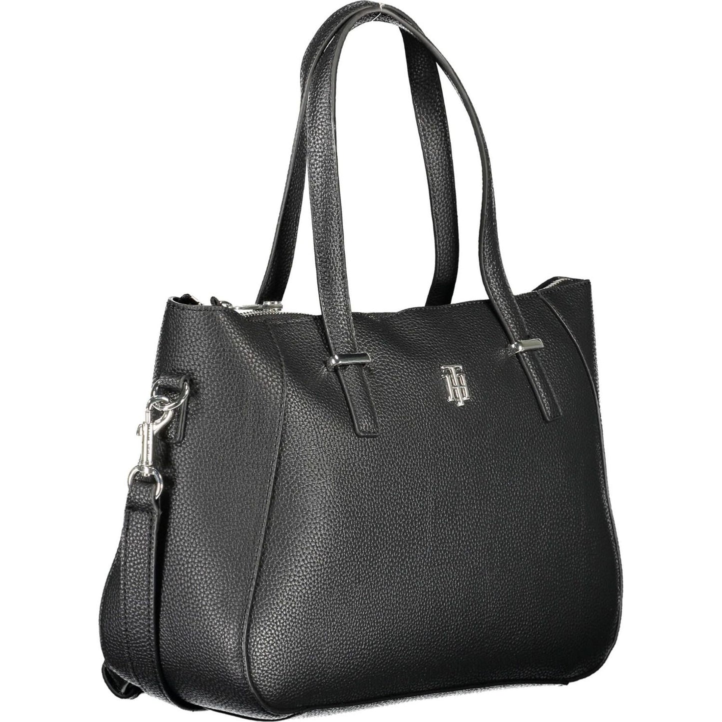 Tommy Hilfiger Black Polyethylene Women Handbag Tommy Hilfiger