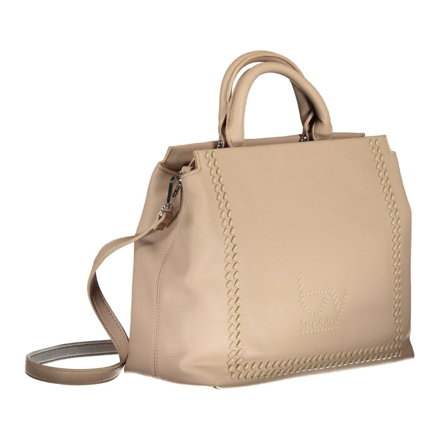 BYBLOS Beige Polyethylene Women Handbag BYBLOS