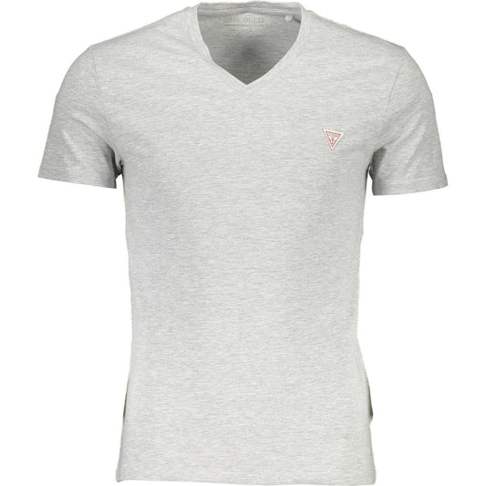 Guess Jeans Gray Cotton Men T-Shirt Guess Jeans